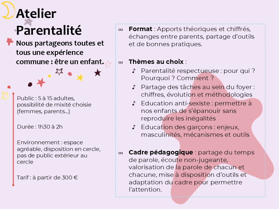 Programme ateliers parentalité bienveillante respectueuse Programme ateliers parentalité bienveillante respectueuse